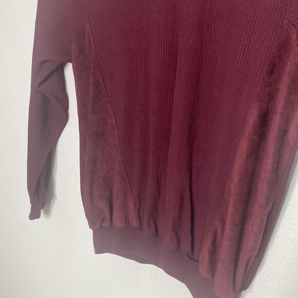 ALAN STUART Men’s Maroon Crewneck Sweater Size M. Made in USA - Picture 2 of 6